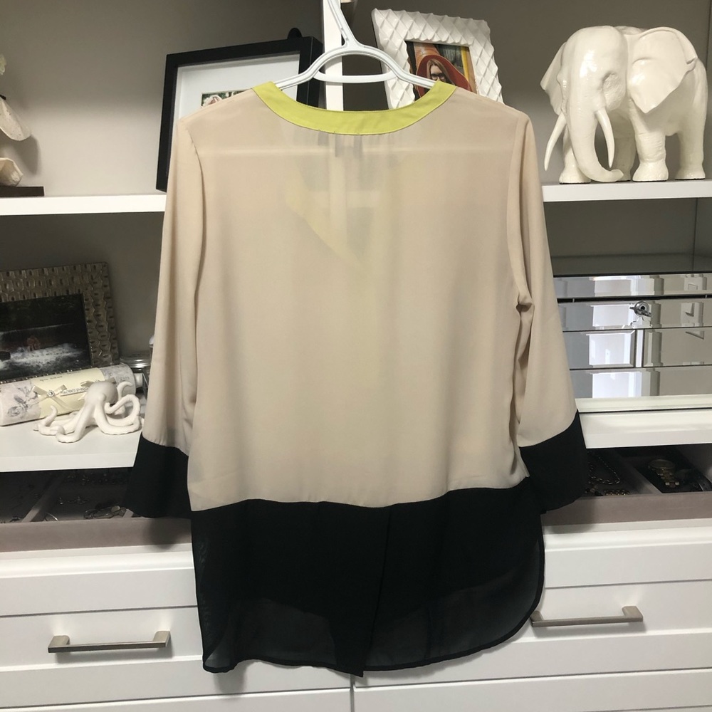 Saks 5th Avenue colour block blouse - Picture 2 of 3